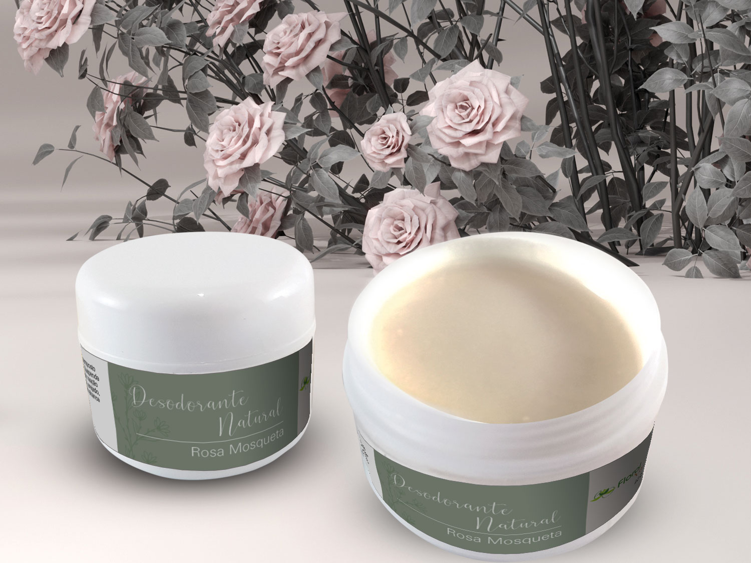 Desodorante Natural - Rosa Mosqueta